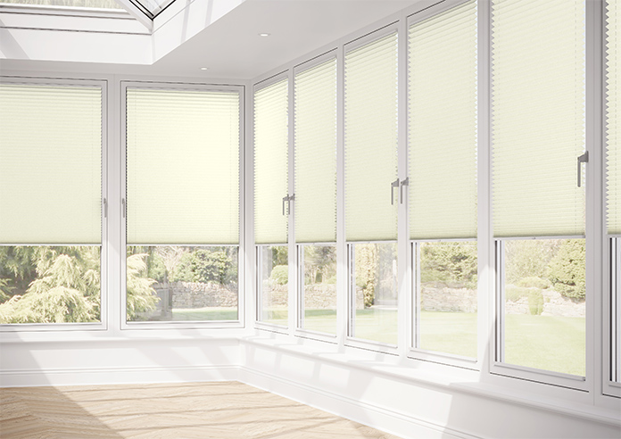 Solaris, Alabaster - Stick Fit Pleated Blind - Image 13